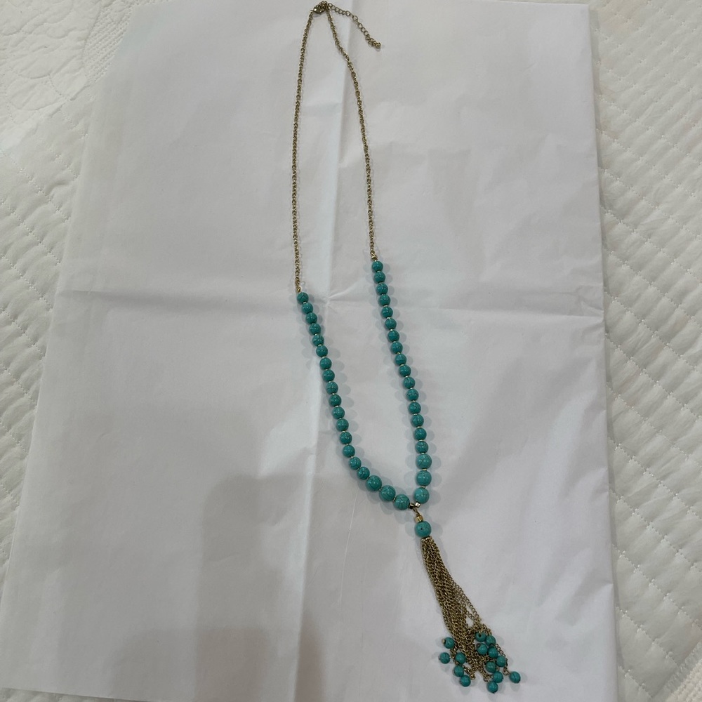 Excellent Condition! Banana Republic Turquoise Beaded Necklace